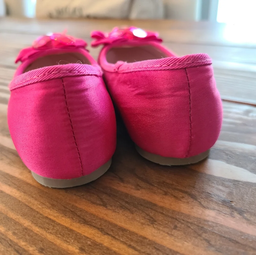 Gap Fuschia Gem Heart Slip-Ons - Toddler 9